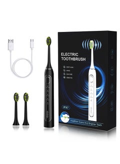 اشتري Premium Electric Toothbrush with 2 Brush Heads and Charging Cable في الامارات