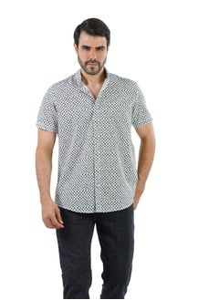 Buy Men's Shirt- cotton - Color White in Egypt