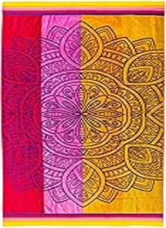 Buy Signoola Beach Towel 90 x 170 cm, Bloom Flowers 100% cotton. in Egypt