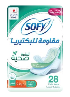 اشتري Slim Anti Bacteria Sanitary Napkin, Large, 29 Cm, 28 Pieces في الامارات