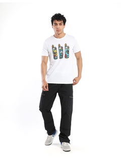 اشتري Men R Neck Half Sleeves T-shirt في مصر