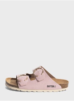 Buy Atlas Double Strap Flat Sandals in UAE