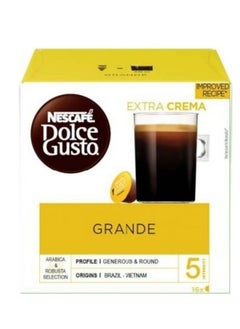 Buy Grande 16 Coffee Capsules 128g in UAE