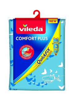 اشتري Vileda Comfort Plus Ironing Board Cover, 3-Layer System, High Stability, Universal Size ( 30-45 x 110-130 cm ) في الامارات