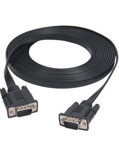 Buy VGA Flat Cable Black - 10M in Saudi Arabia