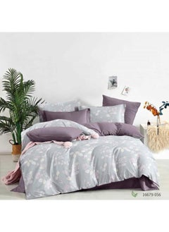 Buy 6-Piece King Size Comforter Luxurious and Comfortable Soft Touch Durable Lightweight Fabric Set Includes 1x Comforter 220x240 cm 1x Fitted Sheet 200*200+30 cm 4x Pillow Cases 48x74cm in UAE