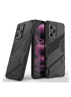 Buy Shockproof Protection Phone Case for Redmi Note 12 Pro 5G/Xiaomi Poco X5 Pro 5G Black in UAE