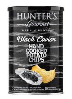 اشتري Hunter’s Gourmet Hand Cooked Potato Chips Black Caviar 150gm في الامارات