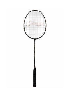 Buy Turbo Badminton String  X 50 G5 Badminton Racket - Charcoal/Gold (Strung) in UAE