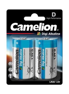 Buy Camelion LR 20 D Mono Digi Alkaline Battery (Pack of 2) in Egypt