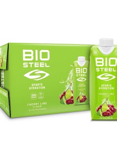 Buy BioSteelSports Drink Sugar-Free with Essential Electrolytes Cherry Lime 500ml 12-Pack in UAE