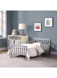 Buy Kids' Grey MDF Bed: Modern Elegance, 120x200x140 cm by Alhome in Saudi Arabia