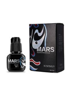 Buy Iconsign black mars eyelash extension glue 3 second dry time 45 days long lasting in UAE