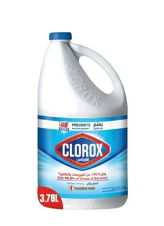 Buy Liquid Bleach Original Household Cleaner And Disinfectant White 3.78Liters in Saudi Arabia