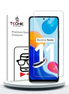 Buy 9H Hardness HD Tempered Glass Screen Protector For Xiaomi Redmi Note 11 in Saudi Arabia
