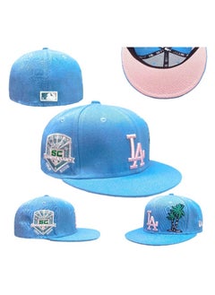 اشتري NEW ERA 3D Embroidered Fitted Baseball Team Cap with Closed Back for Sun Protection-58.7CM في السعودية