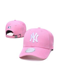 Buy New Era 9Fort New York Yankees baseball cap duckbill cap sun hat pure cotton men's and women's outdoor sports pink in UAE