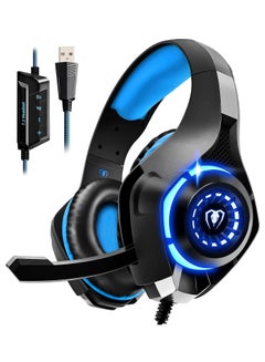 Buy 7.1 Gaming Headset for PC, Computer Gaming Headphones with Noise Cancelling Mic/Microphone, PC Gaming Headset with LED Lights for PC, PS4/PS5 Console, Laptop in Egypt