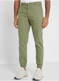 اشتري Thomas Scott Men Olive Green Joggers Trousers في الامارات