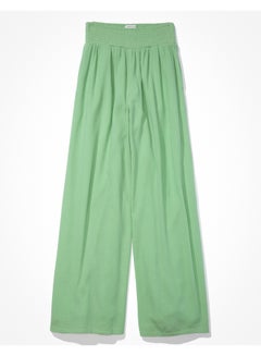 Buy AE Super High-Waisted Smocked Wide-Leg Pant in Egypt