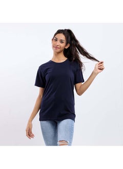 اشتري basic-short-sleeve-shirt-navy-blue في مصر