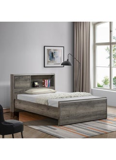 اشتري Globus Twin Bed with Headboard Storage 225 x 100 x 130 cm في السعودية