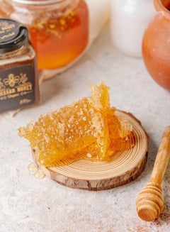 اشتري Percent Pure Raw Gourmet Flower Honeycomb All Natural No Additives No Preservatives Fresh From the Farm 500 Grams في الامارات