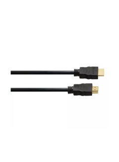 Buy HDMI To HDMI Cable 1meter Black in Saudi Arabia