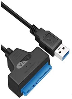 اشتري Usb3.0 easy drive line sata turn usb Adapter Cable 2.5 inch ssd hard drive line في مصر