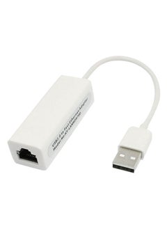 اشتري محول بمنفذ USB 2.0 إلى منفذ بطاقة شبكة اتصال محلية إيثرنت RJ45 بسرعة 10/ 100 ميجابت في الثانية مزود بموزع منافذ ذي 3 في الامارات