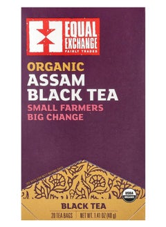 اشتري Organic Assam Black Tea 20 Tea Bags 1.41 oz (40 g) في الامارات