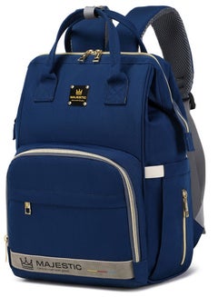 اشتري 133 3 Pcs Baby Maternity Diaper Fashion Waterproof Multifunctional large capacity backpack bag - Blue في مصر