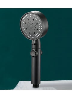 Buy High Pressure Multifunction Hand Spray Head with 5 Modes, 360° Adjustable Detachable Hydro Jet Shower Head and Pause Switch in UAE
