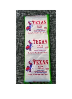 اشتري Texas disposable plastic bag for ice water في الامارات