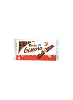 اشتري كيندر بوينو لوح شوكولاتة الحليب في الويفر مع كريمة البندق 21.5 جم عبوة من 10 قطع في الامارات