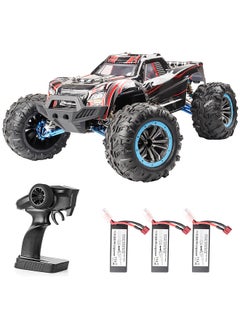 Buy F21A 1/10 Off-road Car RC Racing Climbing Car 4WD RTR 2.4Ghz 80km/h Brushless Motor Water Drifting Alloy Frame Gifts For 14+Ages w/3 Battery in UAE