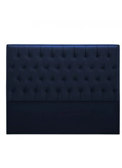 Buy H100 | Velvet headboard - Dark Blue in Saudi Arabia