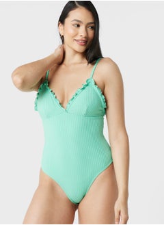 Buy Strappy High Leg Swimsuit in UAE