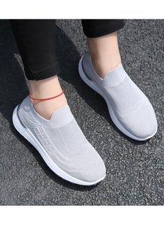 Buy Sports Shoes Women's Thick Sole Breathable Casual Shoes in UAE