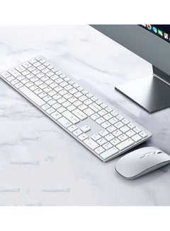 اشتري Apple Microcontrol Wireless Keyboard and Mouse Set Bluetooth Keyboard في السعودية