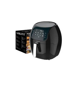 Buy Sokany Healthy Oil-Free Air Fryer with Digital Touch Screen - 7 Liter SK-8012, Black, 100 Watt in Egypt