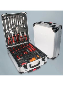 Buy Steel Tool Box With Hand Tool Sets For Garage Storage Tool Cabinet Trolley Box in UAE