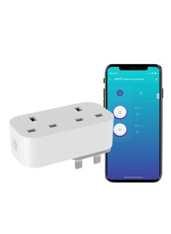 Buy UanTii Smart Plug Tuya WiFi Smart Socket App Remote Control Works with Alexa and Google Home 13A in Saudi Arabia