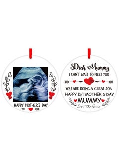 Buy Ultrasound Picture Frame Mothers Day Ornaments 2023 Baby Sonogram Photo Frame Ornament For Dad Mom To Be Pregnant Expecting Parents Mothers Day Gifts Bump First Time Mom Gifts in Saudi Arabia