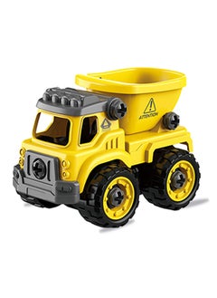 Buy Kids Toy Assembled Wisdom Cars - Set Of 12 - Yellow in Saudi Arabia