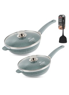 Buy Premium Deep Frying Pans with Lids – Durable Multi-Layer Granite Coating Fry Pans in UAE