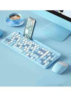 Buy Wireless Keyboard Rechargeable Bluetooth Keyboard Mouse Set in Saudi Arabia