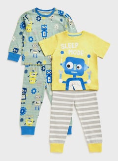 Buy Kids 2 Pack Assorted Pyjama Set in Saudi Arabia