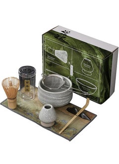 Buy 7-Piece Matcha Tea Set Matcha Whisk SetInclude Matcha Bowl,Bamboo Matcha Whisk (chasen), Scoop (Chashaku), Whisk Holder,Stainless Steel Tea Sifter,Tea Making Kit in Saudi Arabia