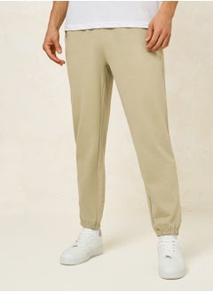 Buy Relaxed Fit French Terry Jogger with Elasticated Hem in Saudi Arabia